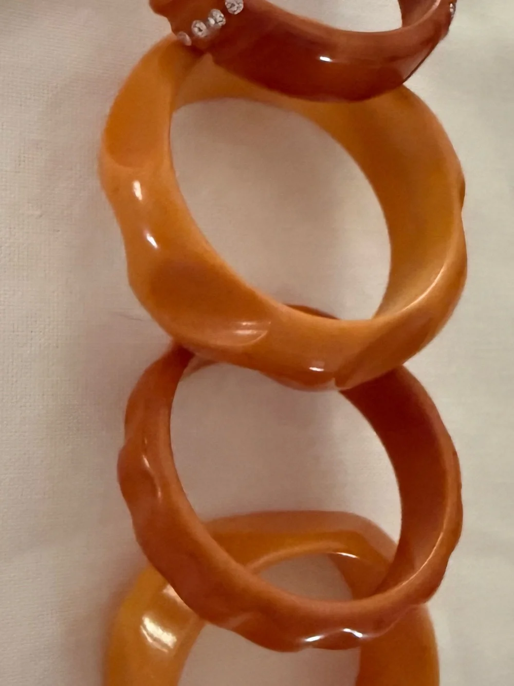 Amber Resin Chunky Bracelet - Women Jewelry